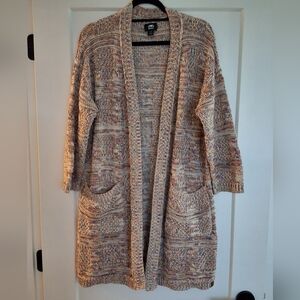 Roots Women's Cream Multicolor Cardigan